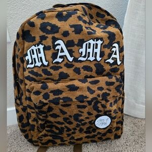 Scars & Gems Threads MAMA Leopard Backpack